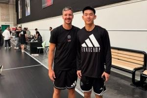 继续征程?林葳晒出自己与前NBA球星德拉季奇合照：好玩