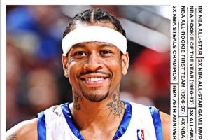 3次一阵&4届得分王&11届全明星&01年MVP！艾弗森50岁生日快乐?